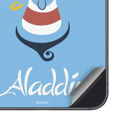 Disney Aladdin Genie Outline Art Galaxy S23 Skin