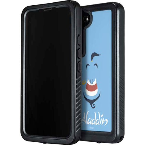 Disney Aladdin Genie Outline Art Galaxy S23 Waterproof Case