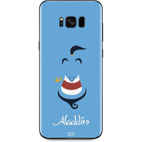 Disney Aladdin Genie Outline Art Galaxy S8 Skin