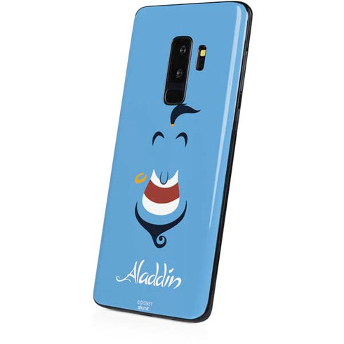 Disney Aladdin Genie Outline Art Galaxy S9 Plus Skin