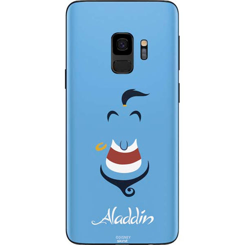 Disney Aladdin Genie Outline Art Galaxy S9 Skin