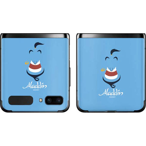 Disney Aladdin Genie Outline Art Galaxy Z Flip Skin