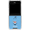 Disney Aladdin Genie Outline Art Galaxy Z Flip5 5G Clear Case