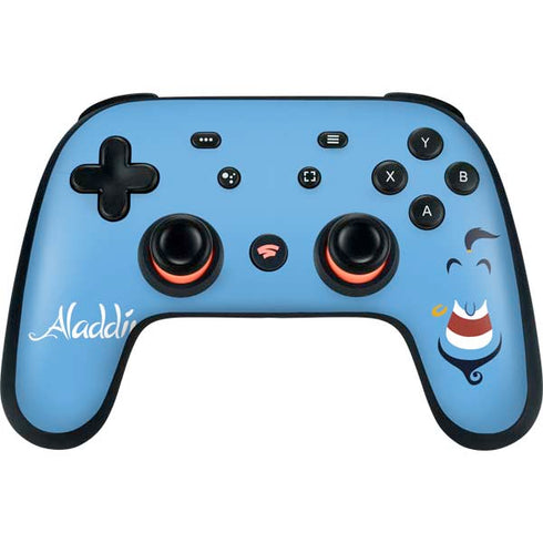 Disney Aladdin Genie Outline Art Google Stadia Controller Skin