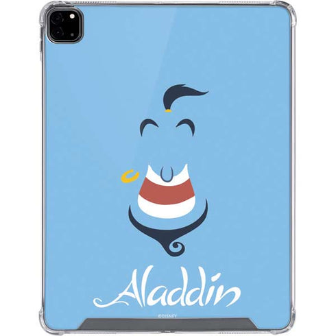 Disney Aladdin Genie Outline Art iPad Pro 12.9in (2020) Clear Case