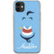 Disney Aladdin Genie Outline Art iPhone 11 Clear Case