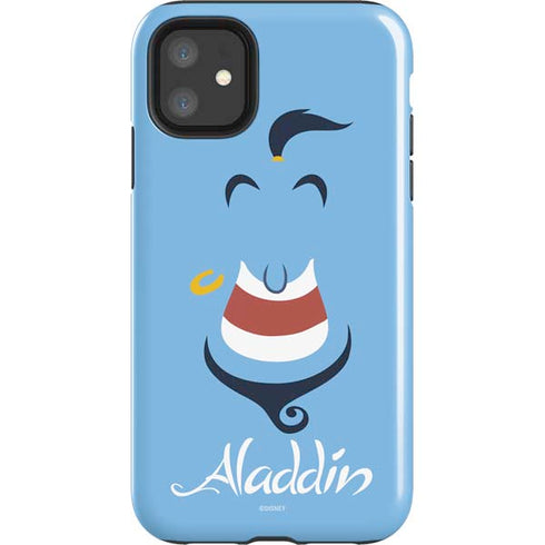 Disney Aladdin Genie Outline Art iPhone 11 Impact Case