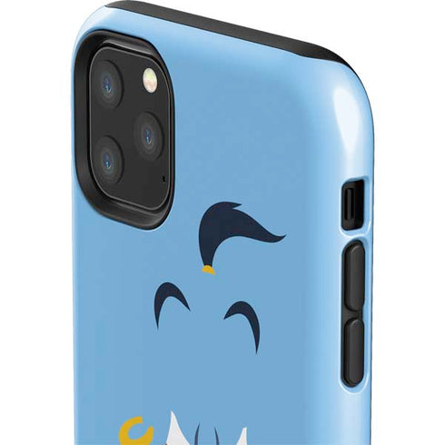 Disney Aladdin Genie Outline Art iPhone 11 Pro Max Impact Case