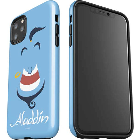 Disney Aladdin Genie Outline Art iPhone 11 Pro Max Impact Case