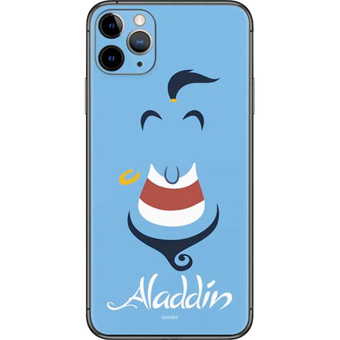 Disney Aladdin Genie Outline Art iPhone 11 Pro Max Skin