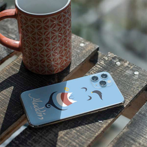 Disney Aladdin Genie Outline Art iPhone 11 Pro Skin