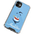 Disney Aladdin Genie Outline Art iPhone 12 Clear Case