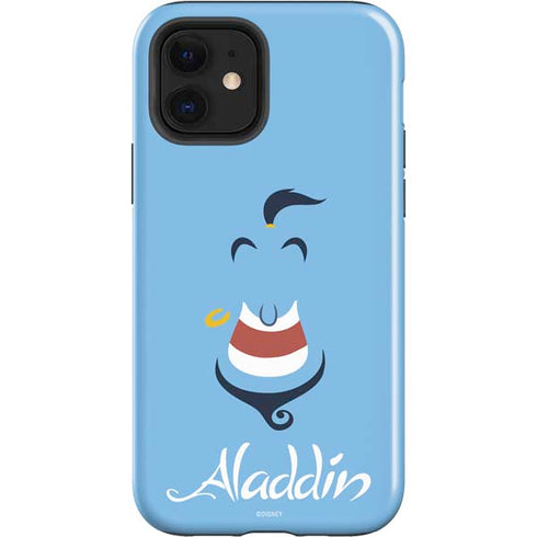 Disney Aladdin Genie Outline Art iPhone 12 Impact Case