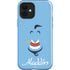 Disney Aladdin Genie Outline Art iPhone 12 Impact Case