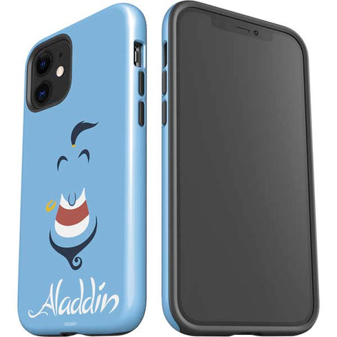 Disney Aladdin Genie Outline Art iPhone 12 Impact Case