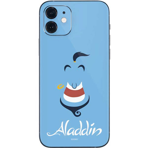 Disney Aladdin Genie Outline Art iPhone 12 Mini Skin