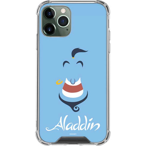 Disney Aladdin Genie Outline Art iPhone 12 Pro Clear Case