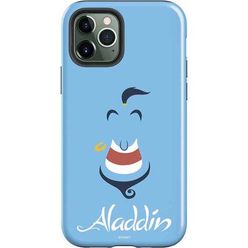 Disney Aladdin Genie Outline Art iPhone 12 Pro Impact Case