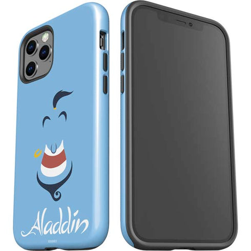 Disney Aladdin Genie Outline Art iPhone 12 Pro Max Impact Case