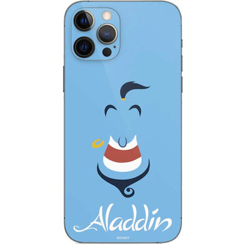 Disney Aladdin Genie Outline Art iPhone 12 Pro Skin