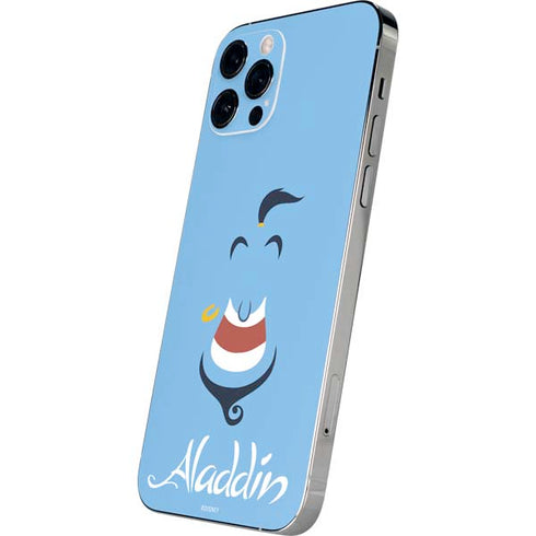 Disney Aladdin Genie Outline Art iPhone 12 Pro Skin