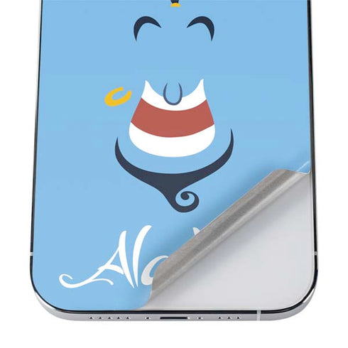 Disney Aladdin Genie Outline Art iPhone 12 Pro Skin