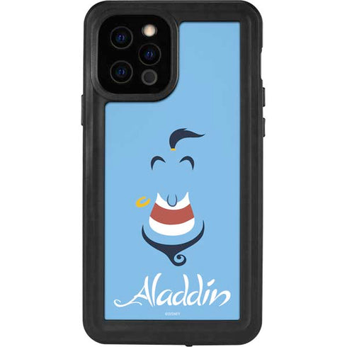 Disney Aladdin Genie Outline Art iPhone 12 Pro Waterproof Case