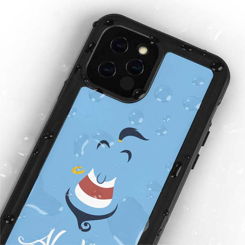 Disney Aladdin Genie Outline Art iPhone 12 Pro Waterproof Case
