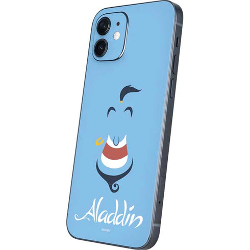 Disney Aladdin Genie Outline Art iPhone 12 Skin