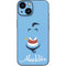 Disney Aladdin Genie Outline Art iPhone 13 Mini Skin