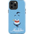 Disney Aladdin Genie Outline Art iPhone 13 Pro Max Impact Case
