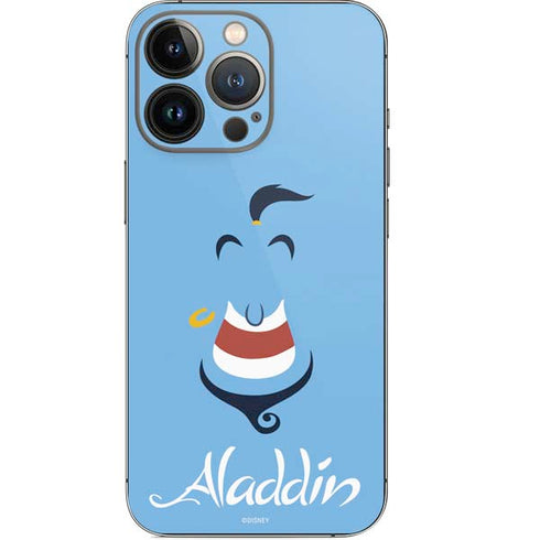 Disney Aladdin Genie Outline Art iPhone 13 Pro Skin