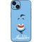 Disney Aladdin Genie Outline Art iPhone 13 Skin