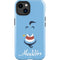 Disney Aladdin Genie Outline Art iPhone 14 Plus Impact Case