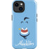 Disney Aladdin Genie Outline Art iPhone 15 Plus Impact Case