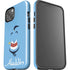 Disney Aladdin Genie Outline Art iPhone 14 Plus Impact Case