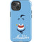 Disney Aladdin Genie Outline Art iPhone 14 Impact Case