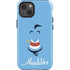 Disney Aladdin Genie Outline Art iPhone 15 Impact Case