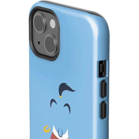 Disney Aladdin Genie Outline Art iPhone 14 Impact Case