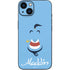 Disney Aladdin Genie Outline Art iPhone 15 Plus Skin