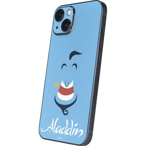 Disney Aladdin Genie Outline Art iPhone 14 Plus Skin