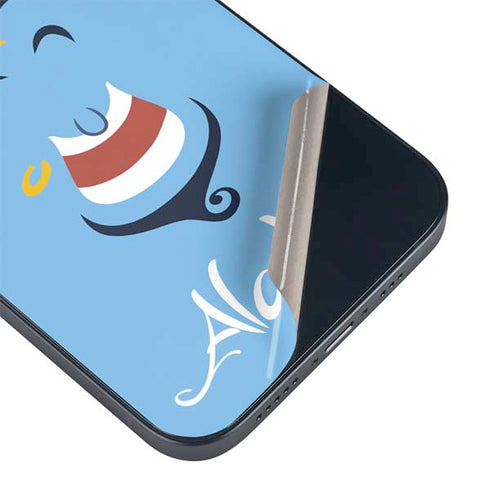 Disney Aladdin Genie Outline Art iPhone 14 Plus Skin