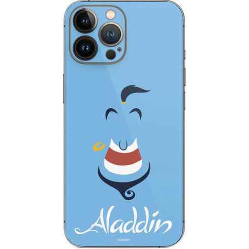 Disney Aladdin Genie Outline Art iPhone 14 Pro Max Skin