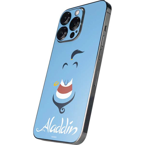 Disney Aladdin Genie Outline Art iPhone 14 Pro Max Skin