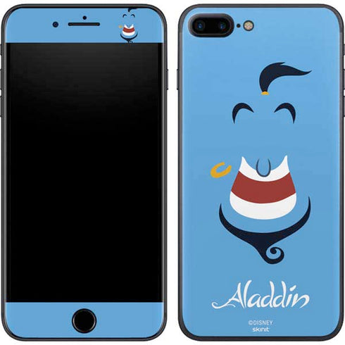 Disney Aladdin Genie Outline Art iPhone 8 Plus Skin