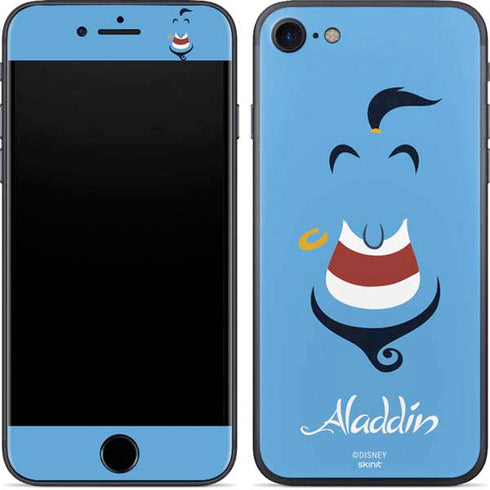 Disney Aladdin Genie Outline Art iPhone 8 Skin