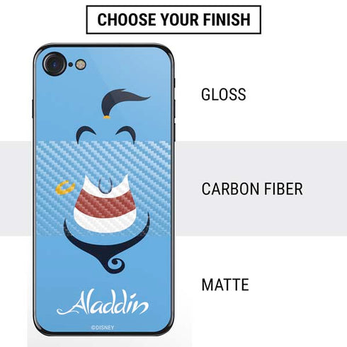 Disney Aladdin Genie Outline Art iPhone SE (2nd & 3rd Gen) Skin