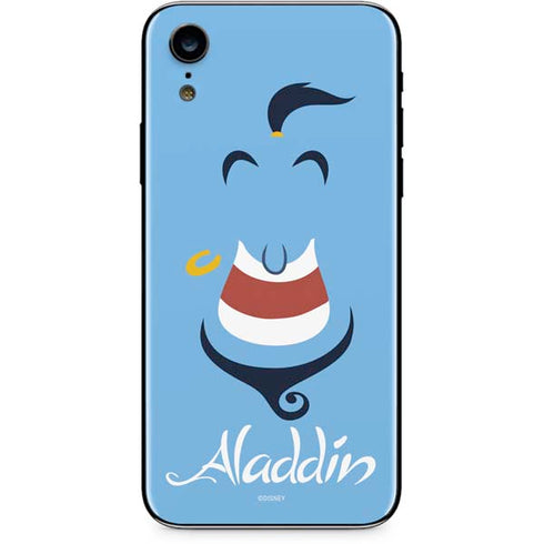 Disney Aladdin Genie Outline Art iPhone XR Skin