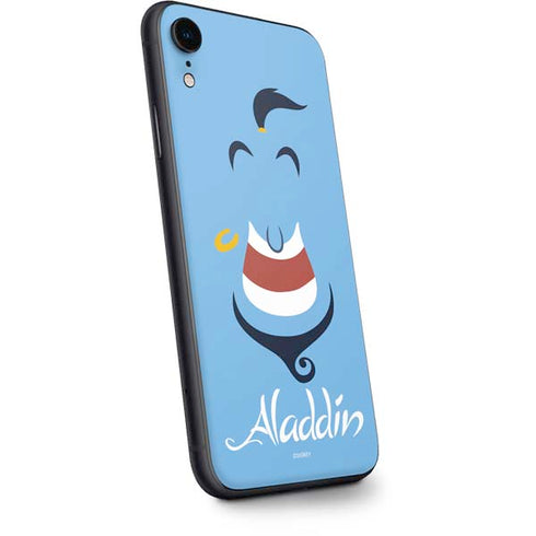 Disney Aladdin Genie Outline Art iPhone XR Skin