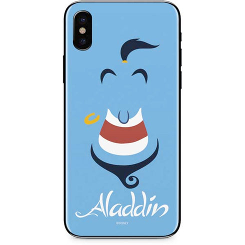 Disney Aladdin Genie Outline Art iPhone XS Max Skin